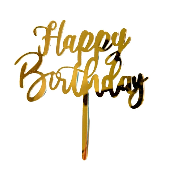 Cake Topper Happy Birthday (Opción 1)