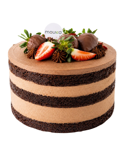 Chocomousse con Fresas