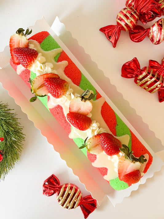 Xmas Light Roll Cake