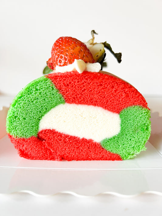 Xmas Light Roll Cake